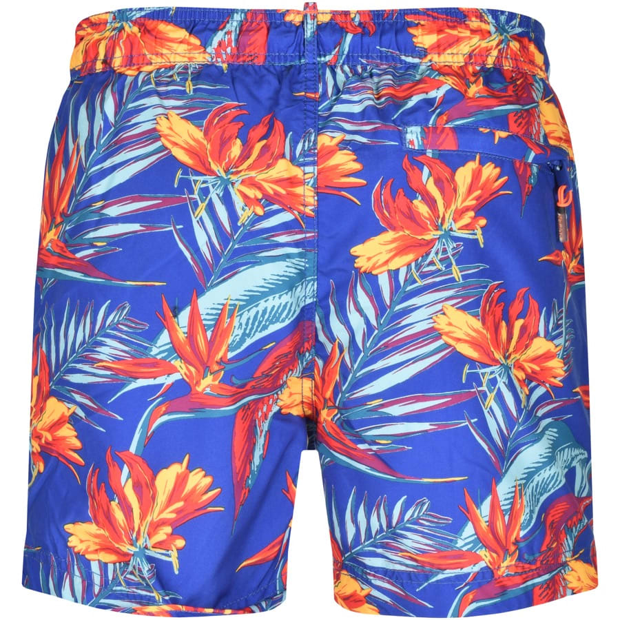 Alternative Image for ProductSuperdry Floral Beach Volley Swim Shorts Blue2